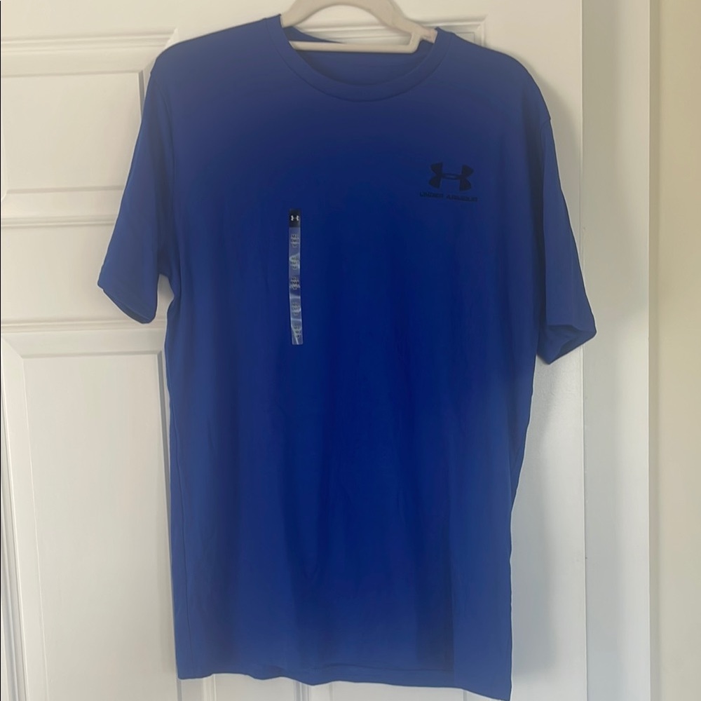 Under Armour Blue Short Sleeve Tee Casual Comfort